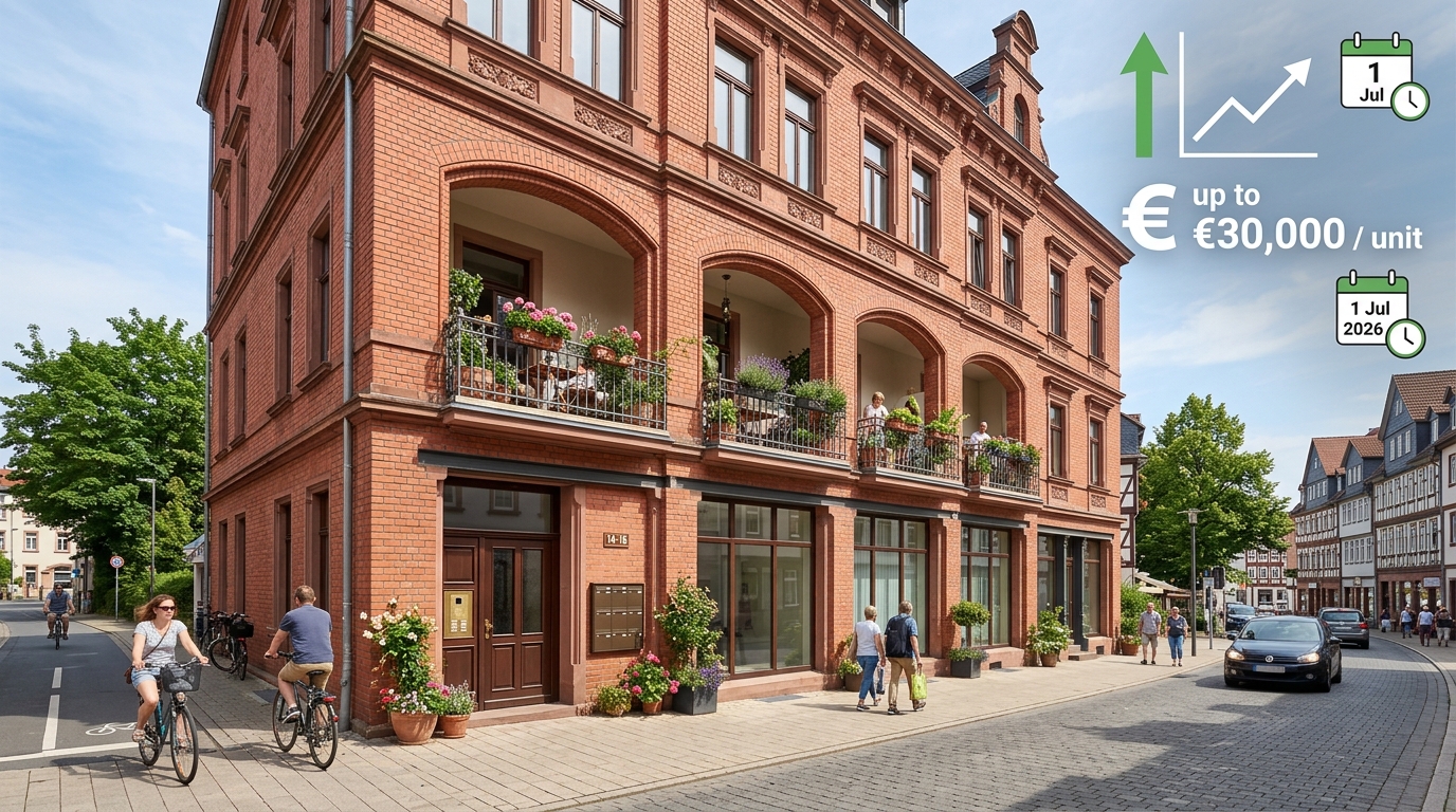 Umwandlung eines leerstehenden Bürogebäudes in Wohnraum in Esslingen, Innenansicht und Baustelle